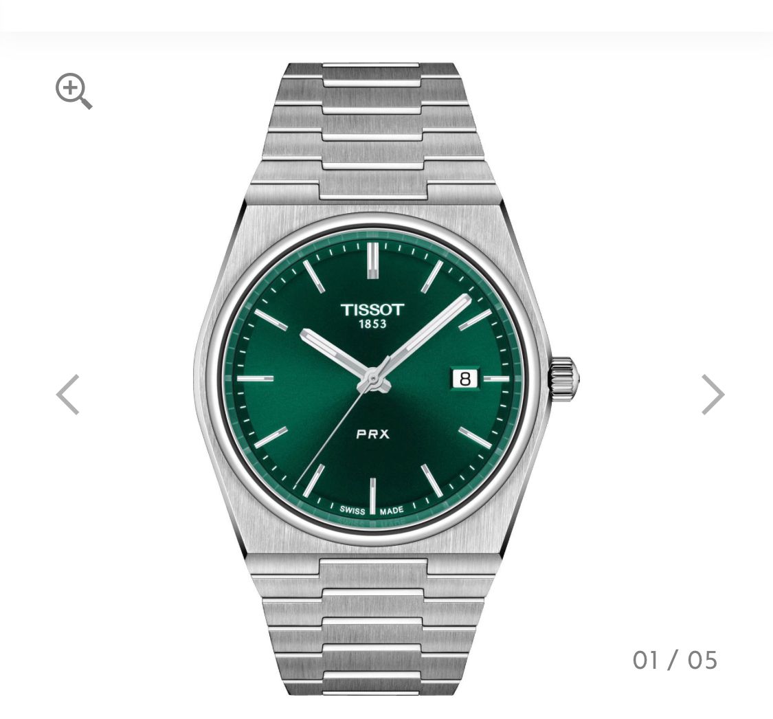 Tissot PRX Green dial 40MM Master piece