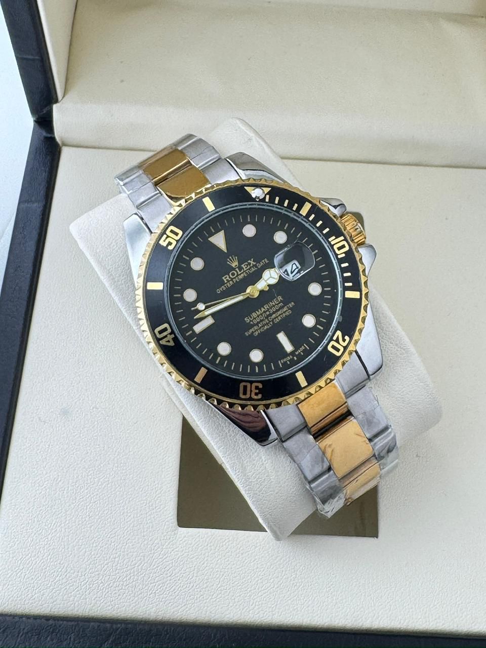 Rolex Submariner dual tone black dial