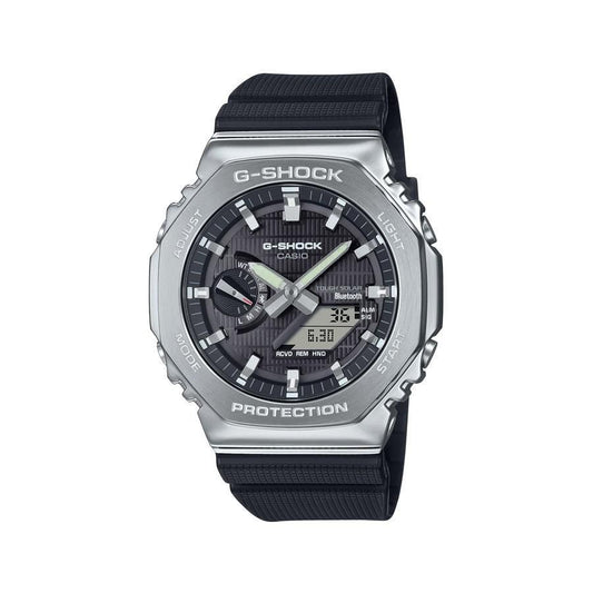 G-Shock Silicone Black belt + Black dial