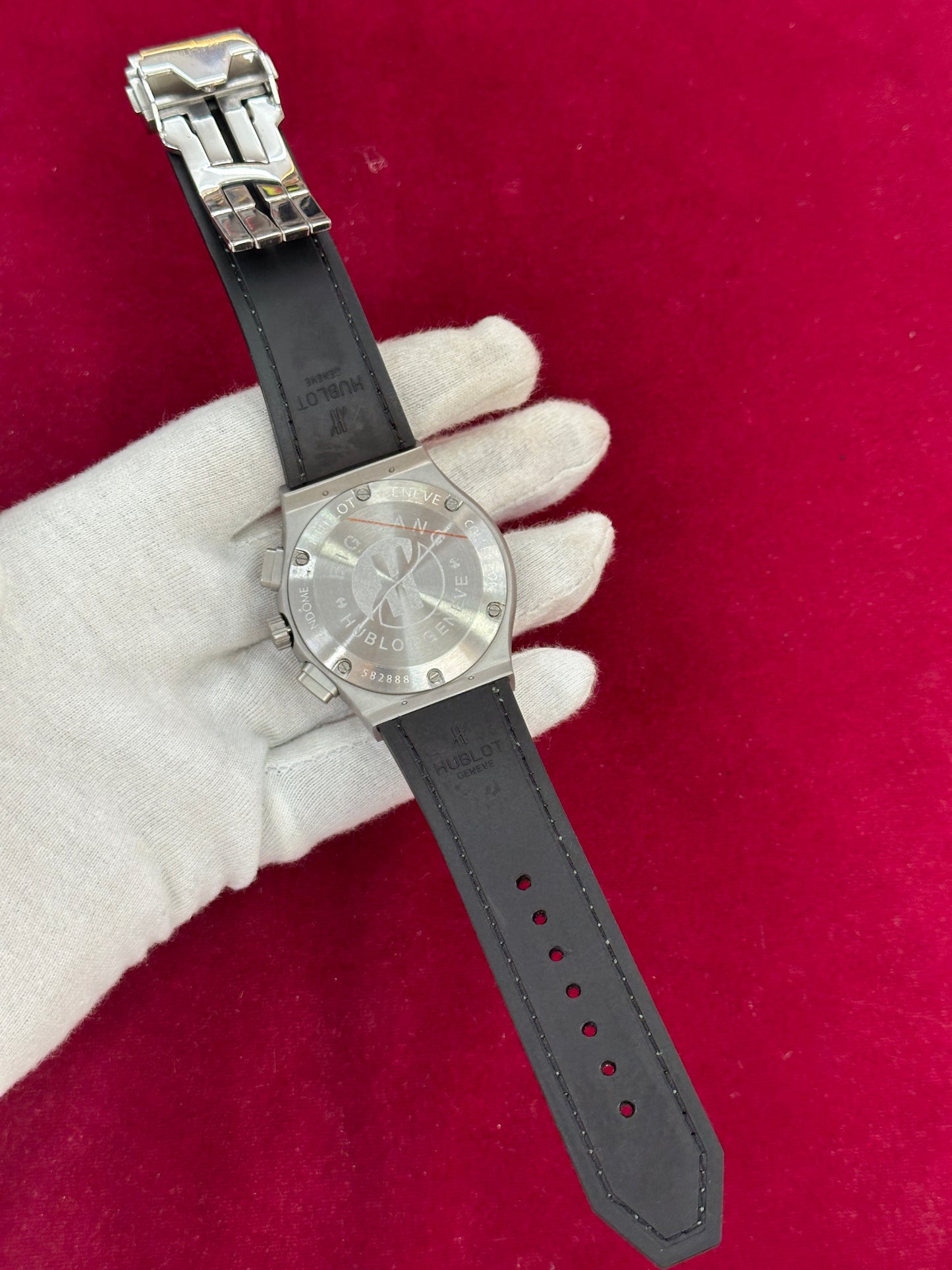 Hublot BigBang series Blue Belt with Gray case Black dial