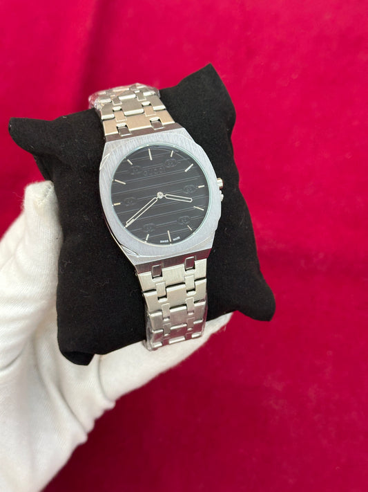 Gucci Slim Silver+Black Regular quality