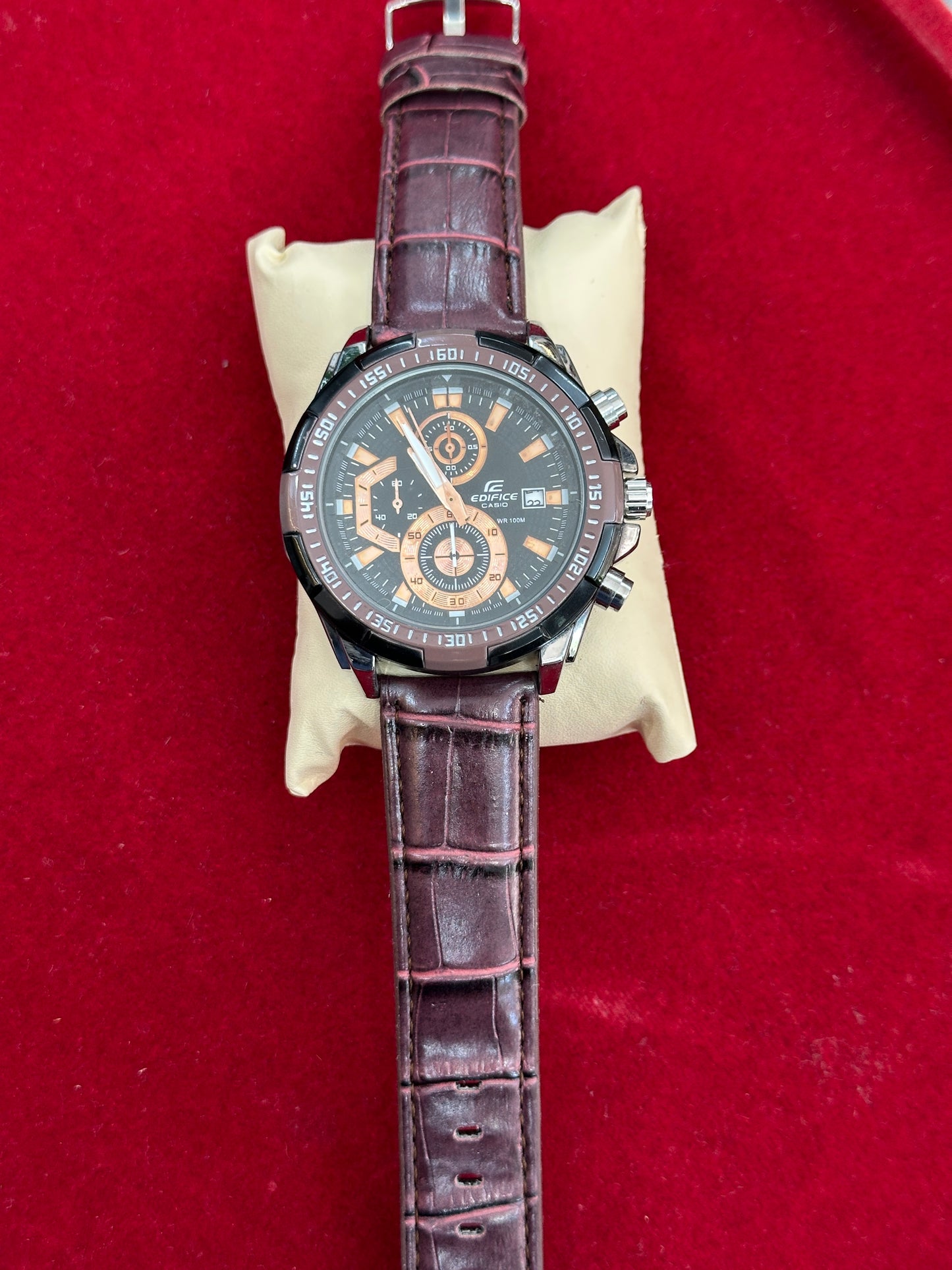 Edifice EFR-539 Leather