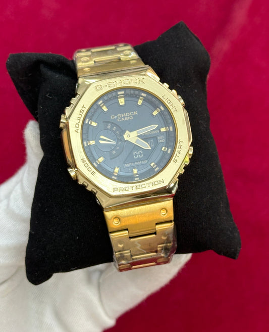 G-Shock Gold Metal belt