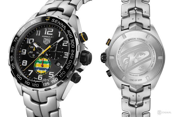 Tag Heuer formula1 X senna steel watch
